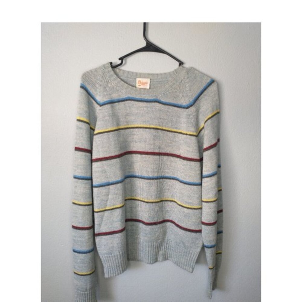 Vintage Stripped 1970s knit sweater
